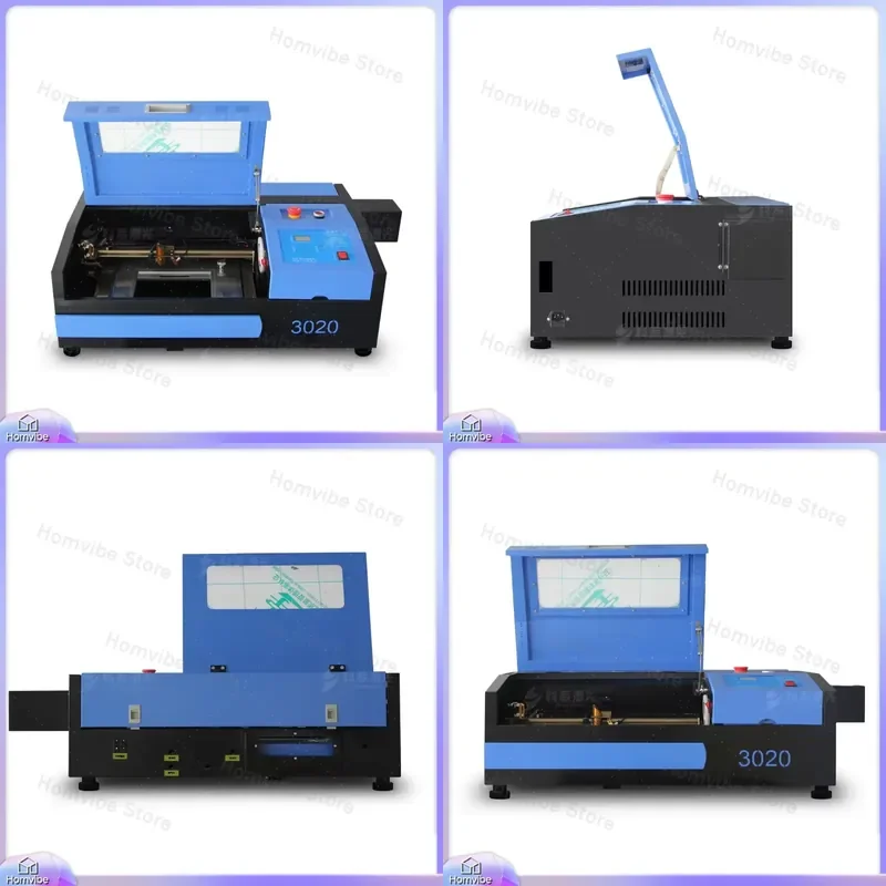 Mini Portable CO2 Laser Engraving Machine 3020 for Wood Acrylic Leather Metal Cutting and Engraving DIY Furniture Decoration
Mini Portable CO2 Laser Engraving Machine 3020 for Wood Acrylic Leather Metal Cutting and Engraving DIY Furniture Decoration