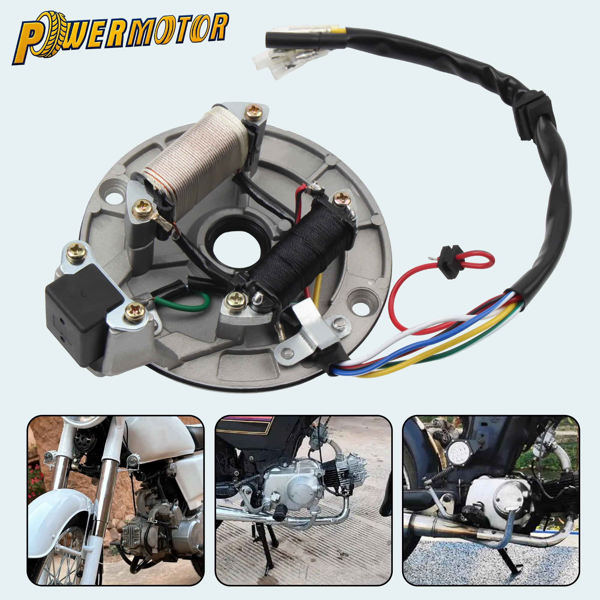 Ignition Stator Motorcycle Stator Plate Pickup Magneto Ignition Coil Rotor For 70cc-125cc ATV Quad Pit Dirt Bike Accessories
Ignition Stator Motorcycle Stator Plate Pickup Magneto Ignition Coil Rotor For 70cc-125cc ATV Quad Pit Dirt Bike Accessories