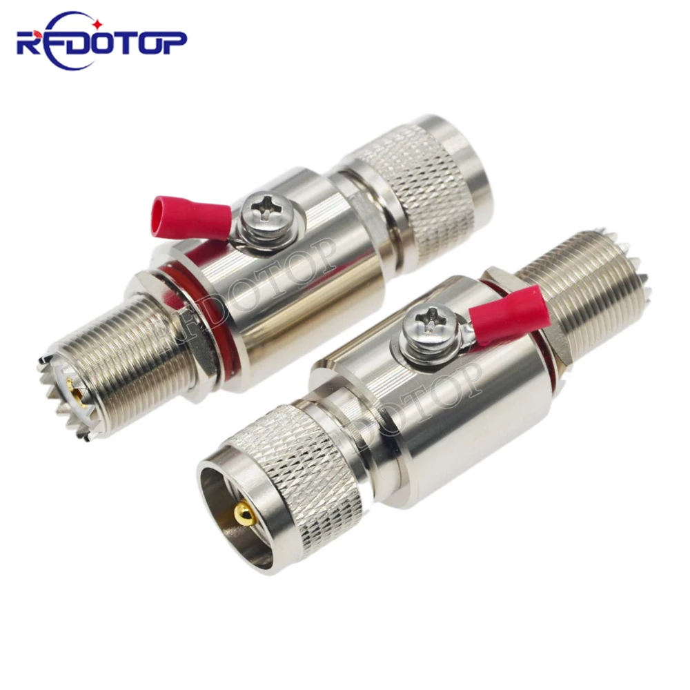 1Pcs DC-3GHz PL259 UHF Male to SO239 UHF Female Connector Coaxial Lightning Protector Gas Discharge Protection for Radio WLAN
1Pcs DC-3GHz PL259 UHF Male to SO239 UHF Female Connector Coaxial Lightning Protector Gas Discharge Protection for Radio WLAN