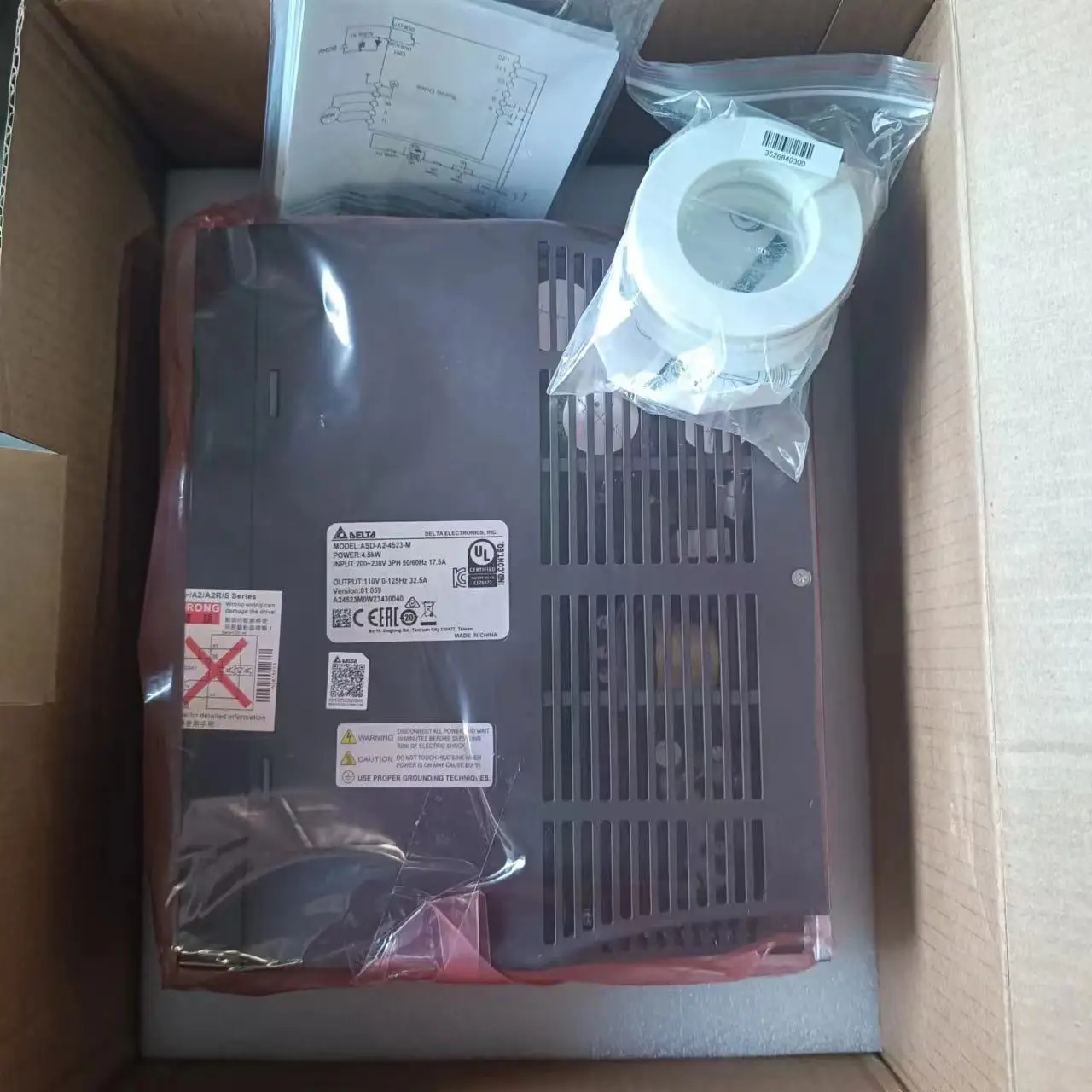 Однофазный сервопривод A2 4,5 кВт, 230 В ASD-A2-4523-M — новая машина для применения с ЧПУ
Однофазный сервопривод A2 4,5 кВт, 230 В ASD-A2-4523-M — новая машина для применения с ЧПУ