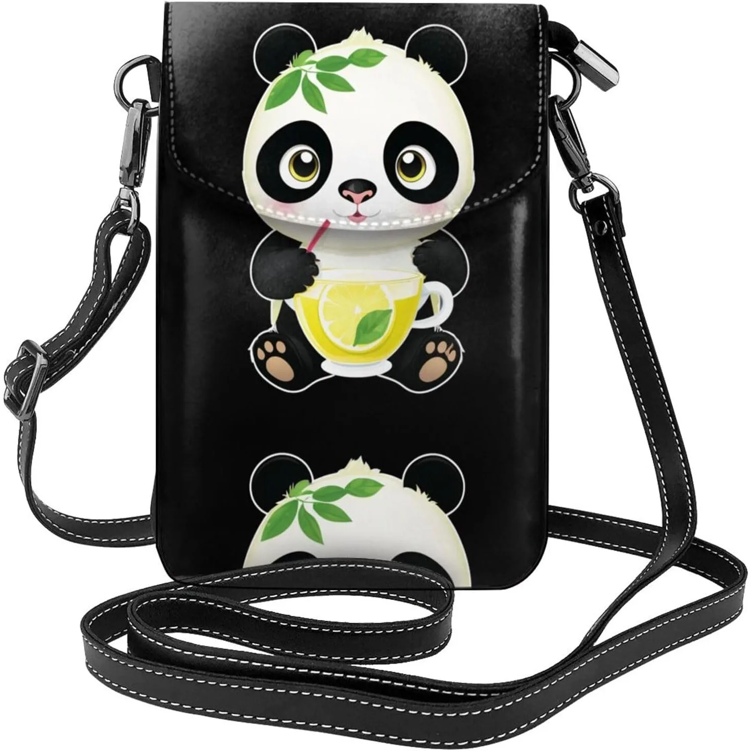 Женский мобильный телефон с принтом Panda Lemon Tea из кожи крайней плоти, откидной чехол через плечо, небольшой регулируемый плечевой ремень
Женский мобильный телефон с принтом Panda Lemon Tea из кожи крайней плоти, откидной чехол через плечо, небольшой регулируемый плечевой ремень