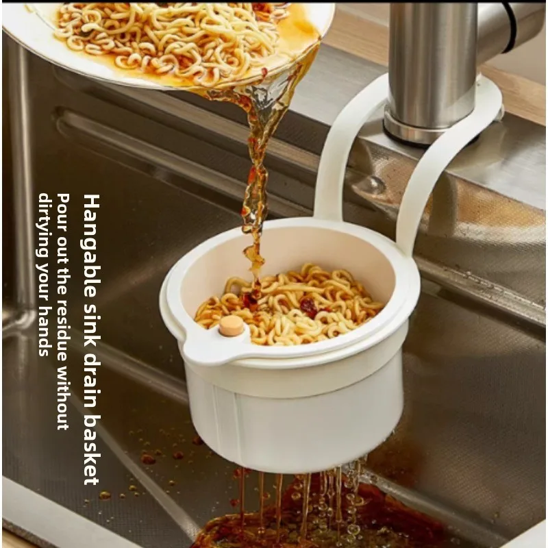 Home Cleaning Sink Hanging Colander Kitchen Food Residue Filter Sink Storage Rack
Home Cleaning Sink Hanging Colander Kitchen Food Residue Filter Sink Storage Rack