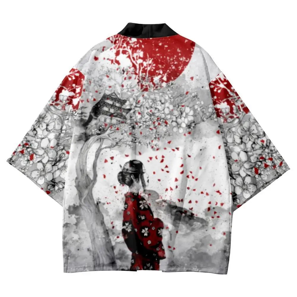 Plus Size 6XL Sakura Geisha Print Shirt Clothing Women Traditional Haori Kimono Men Japanese Streetwear Cardigan Yukata Cosplay
Plus Size 6XL Sakura Geisha Print Shirt Clothing Women Traditional Haori Kimono Men Japanese Streetwear Cardigan Yukata Cosplay