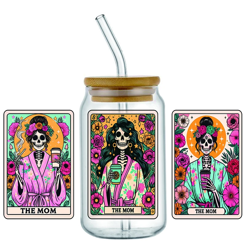 Skull Card Design UV DTF Transfer Sticker Waterproof Transfers Decals For 16oz Glass Cup Wrap Stickers
Skull Card Design UV DTF Transfer Sticker Waterproof Transfers Decals For 16oz Glass Cup Wrap Stickers