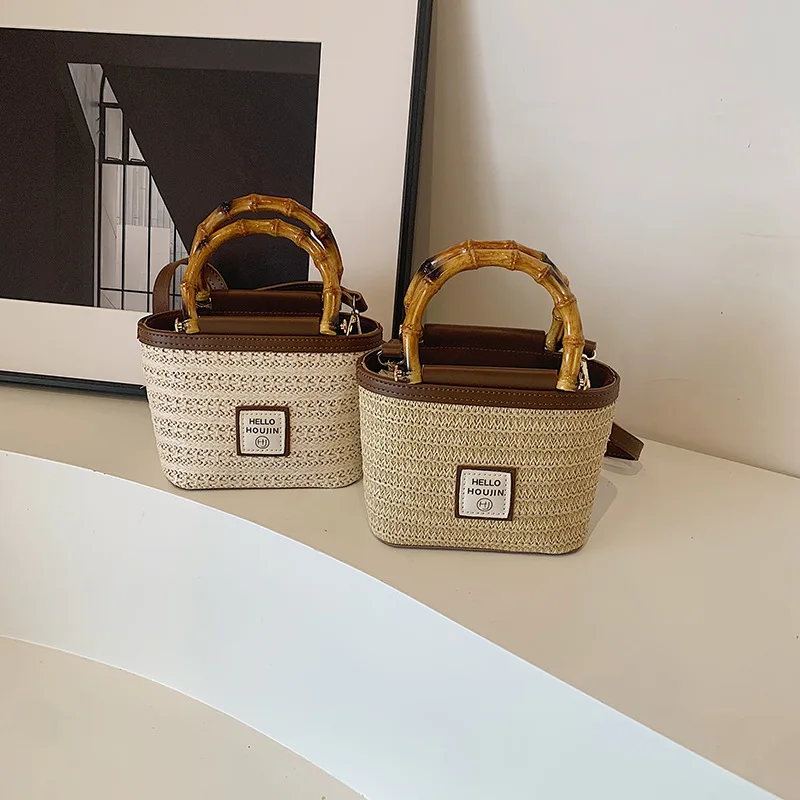 Grass Woven Mother Kids Bag for Girl Hand-held Summer Beach Bag Crossbody Bags for Women Purses and Handbags Tote Bags Сумка
Grass Woven Mother Kids Bag for Girl Hand-held Summer Beach Bag Crossbody Bags for Women Purses and Handbags Tote Bags Сумка