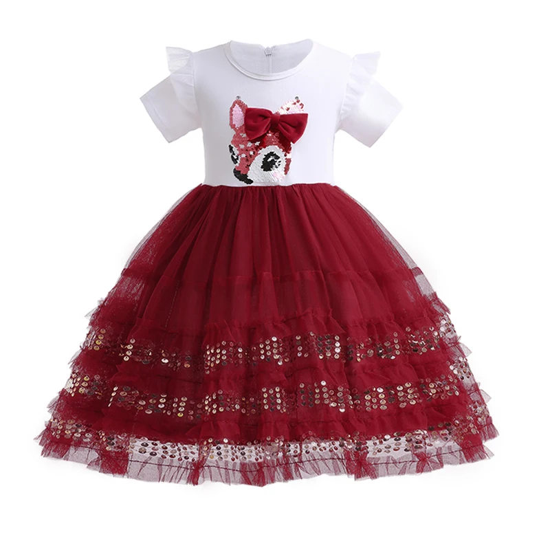 Cute Party Dress For Girl Children Costume Cartoon Princess Dresses Girls Clothes Birthday Wedding Party Sequin Gown 3-10Y
Cute Party Dress For Girl Children Costume Cartoon Princess Dresses Girls Clothes Birthday Wedding Party Sequin Gown 3-10Y