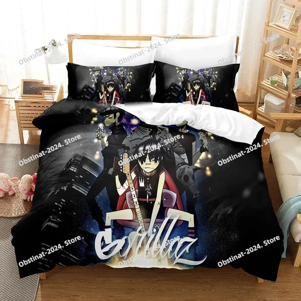 3D Printed Gorillaz Music Band Bedding Set Boys Girls Twin Queen Size Duvet Cover Pillowcase Bed Kids Adult Home Textileextile
3D Printed Gorillaz Music Band Bedding Set Boys Girls Twin Queen Size Duvet Cover Pillowcase Bed Kids Adult Home Textileextile