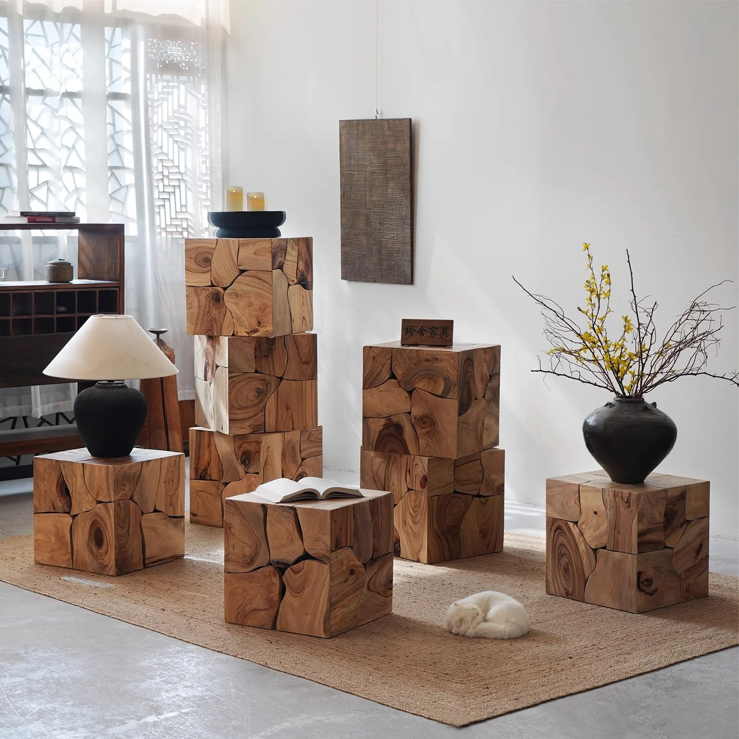 Креативная мебель из цельного дерева в стиле ретро, низкий табурет для гостиной, кофейня, художественные украшения, приставной столик по индивидуальному заказу 40x40x40 см
Креативная мебель из цельного дерева в стиле ретро, низкий табурет для гостиной, кофейня, художественные украшения, приставной столик по индивидуальному заказу 40x40x40 см