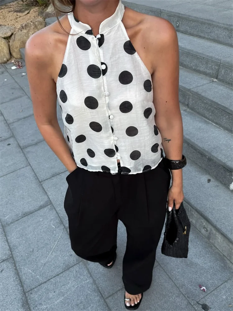 Tossy Summer Contrast See-Through Tank Top Female Sleeveless Sexy Backless Casual Cropped Halter Y2k Top Vest Women's Tanks Top
Tossy Summer Contrast See-Through Tank Top Female Sleeveless Sexy Backless Casual Cropped Halter Y2k Top Vest Women's Tanks Top