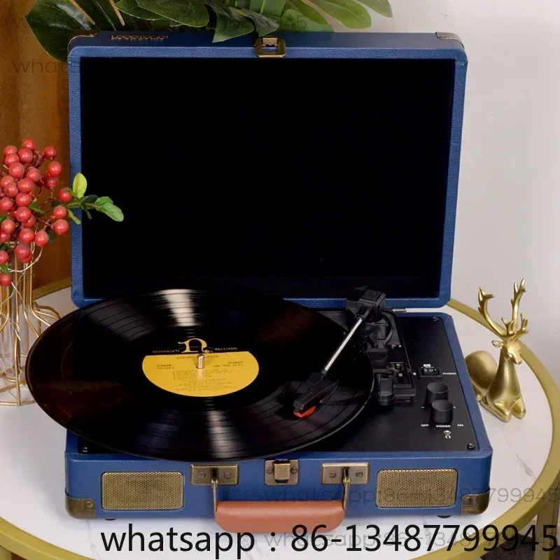 Vinyl phonograph retro sound Bluetooth speaker living room European portable
Vinyl phonograph retro sound Bluetooth speaker living room European portable