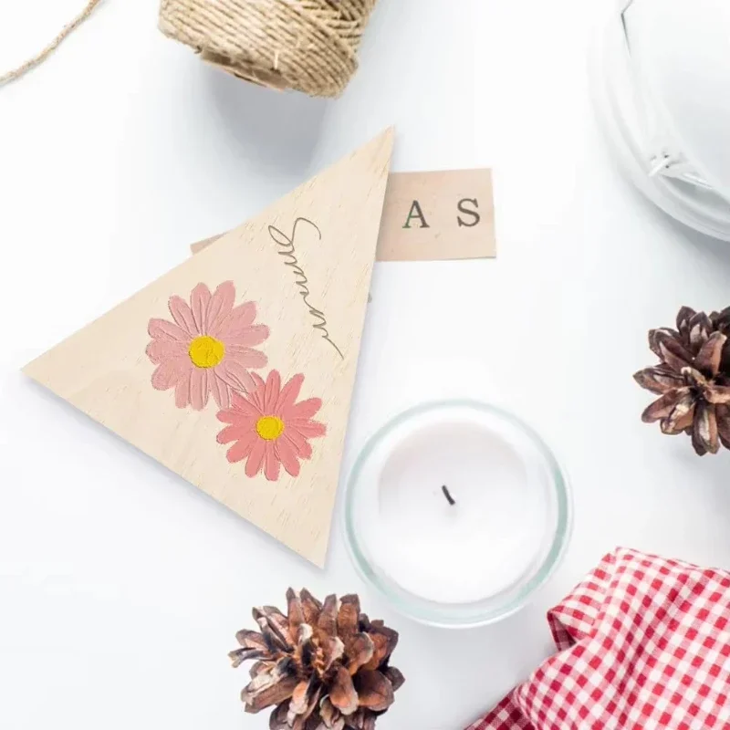 5pcs 2026 Latest Models Blank Unfinished Wooden Triangle Cutouts Unpainted Wood Slices DIY Craft Tray Decor
5pcs 2026 Latest Models Blank Unfinished Wooden Triangle Cutouts Unpainted Wood Slices DIY Craft Tray Decor