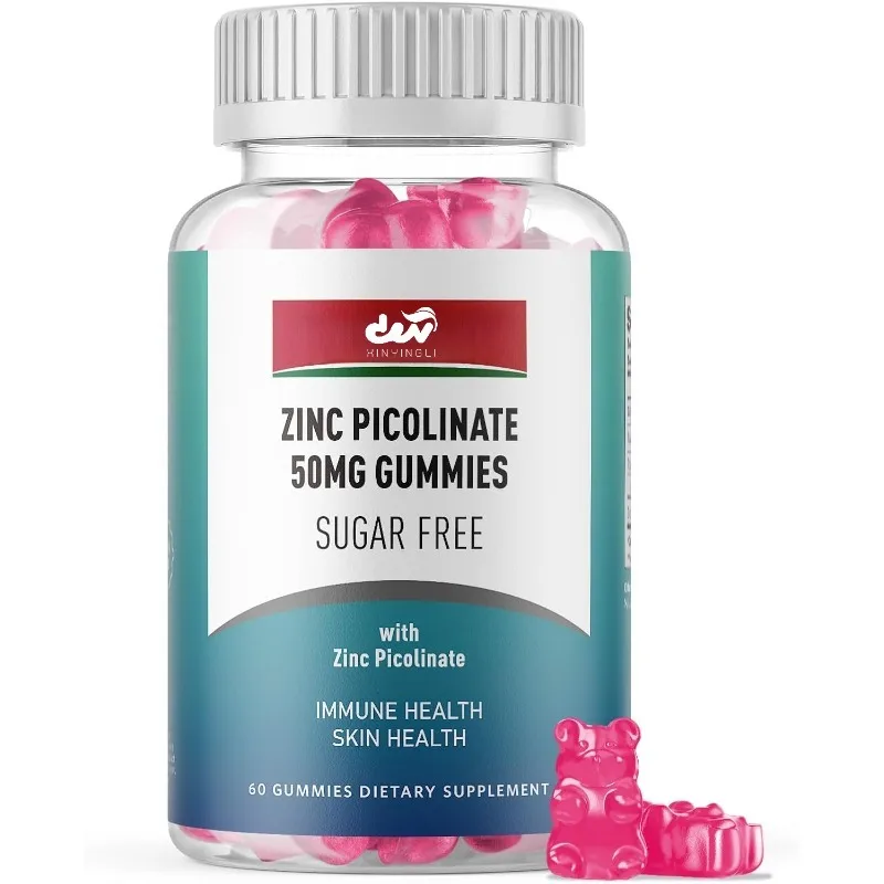 Zinc gummies - Zinc picolinate, sugar free, supports growth, immune function, and skin health
Zinc gummies - Zinc picolinate, sugar free, supports growth, immune function, and skin health