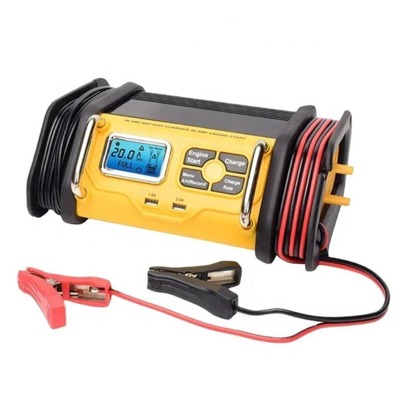 Tonny 20A 12V Universal Best quality automatic car battery charger Lead acid Battery Charger with 50A engine start
Tonny 20A 12V Universal Best quality automatic car battery charger Lead acid Battery Charger with 50A engine start