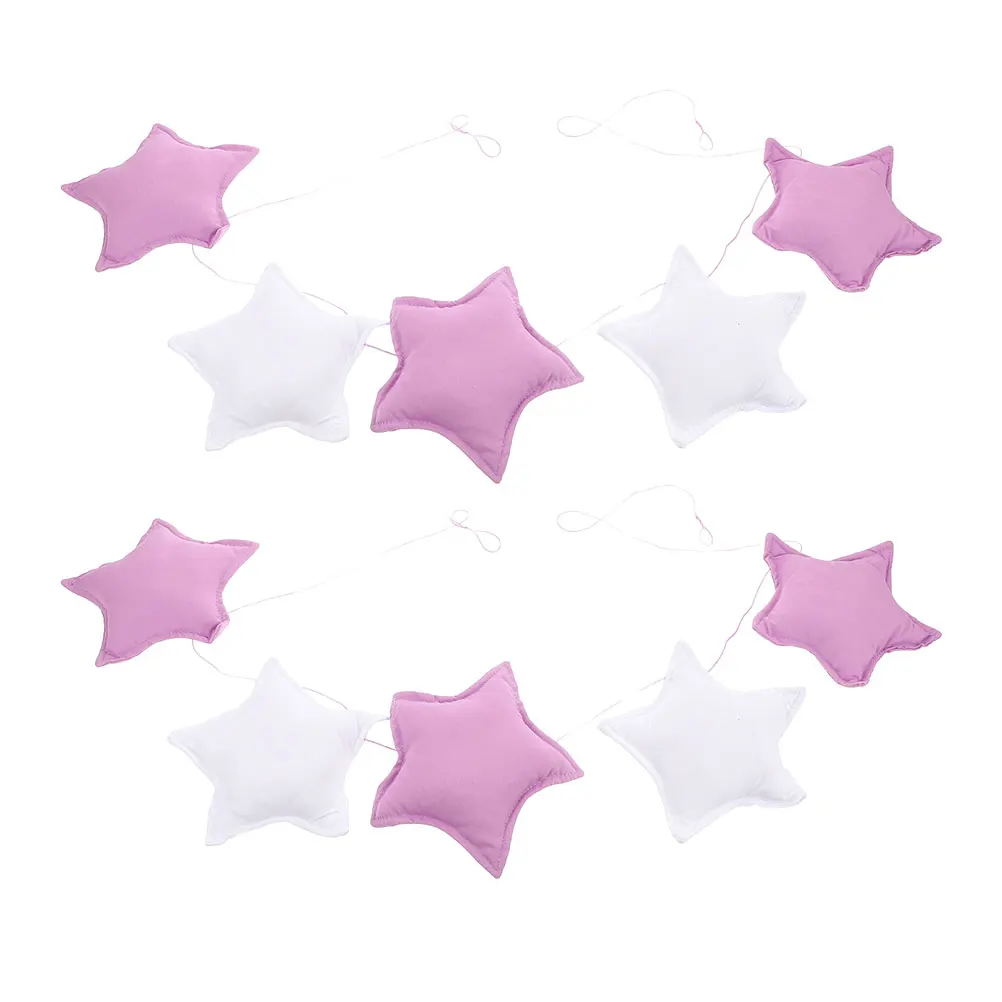 2 Pcs Children's Room Hanging Decorations Stars Garland Cotton Kids Bedroom Accessories Ceiling Banner Baby Shower
2 Pcs Children's Room Hanging Decorations Stars Garland Cotton Kids Bedroom Accessories Ceiling Banner Baby Shower
