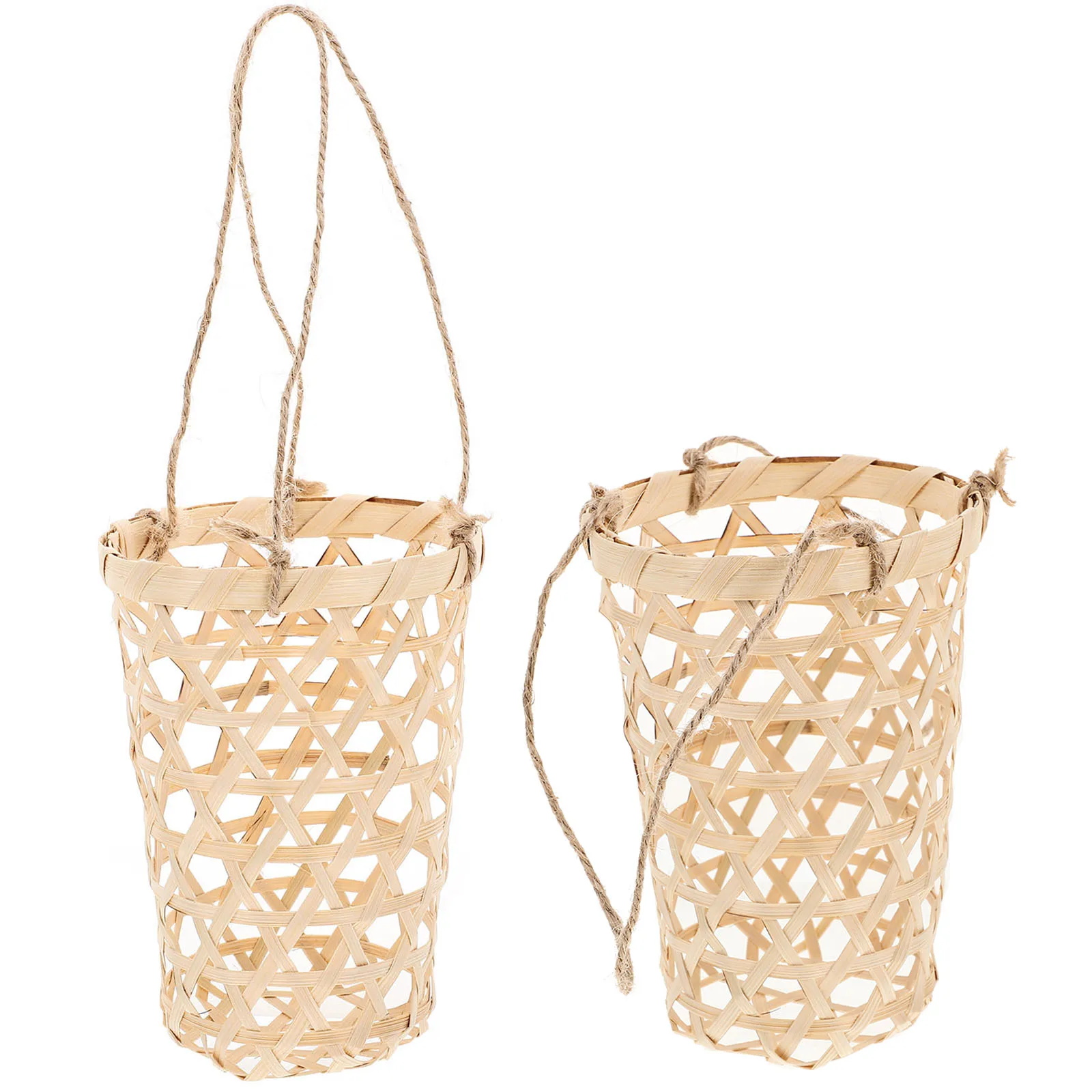 2pcs Mini Bamboo Woven Baskets D9X14CM Rustic Storage Bins for Coffee Cup Flower Arrangement Home Decor DIY Kitchen Bar Supplies
2pcs Mini Bamboo Woven Baskets D9X14CM Rustic Storage Bins for Coffee Cup Flower Arrangement Home Decor DIY Kitchen Bar Supplies