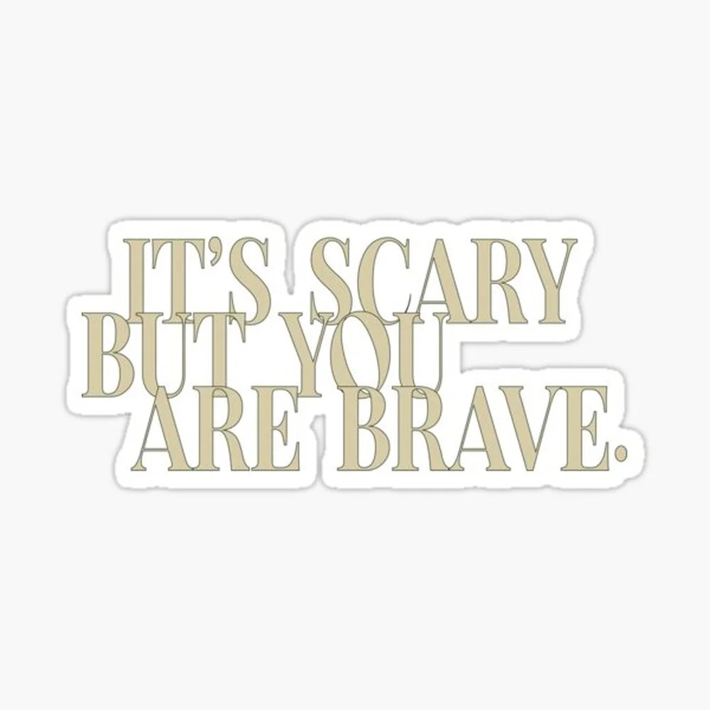 It's Scary But You Are Brave. | Heated Rivalry Sticker For Laptop Decor Bedroom Car Cute Cartoon Art Fashionable Public Suitcase
It's Scary But You Are Brave. | Heated Rivalry Sticker For Laptop Decor Bedroom Car Cute Cartoon Art Fashionable Public Suitcase