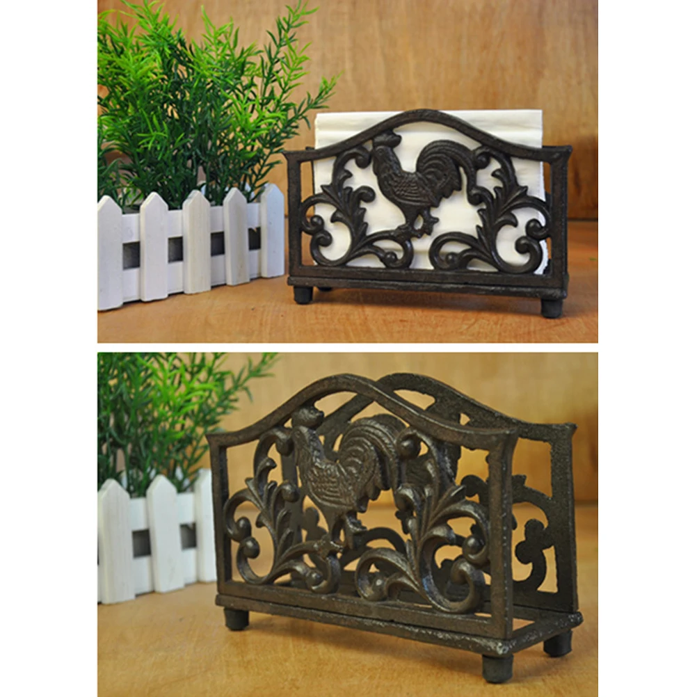Desktop Storage Rack Cast Iron Napkin Holder Paper Towel Dispenser for Bedroom Living Room Toilet Hollow Out Tissue Box
Desktop Storage Rack Cast Iron Napkin Holder Paper Towel Dispenser for Bedroom Living Room Toilet Hollow Out Tissue Box
