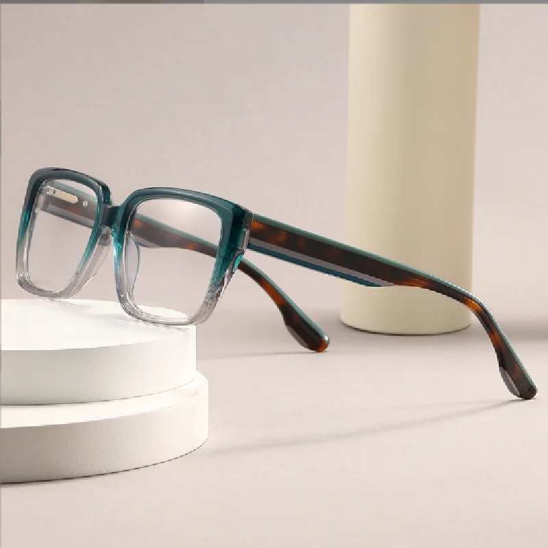 Acetate frame Women's flat lens Transparent lens Luxury glasses 1073 unisex business casual wear temperament
Acetate frame Women's flat lens Transparent lens Luxury glasses 1073 unisex business casual wear temperament