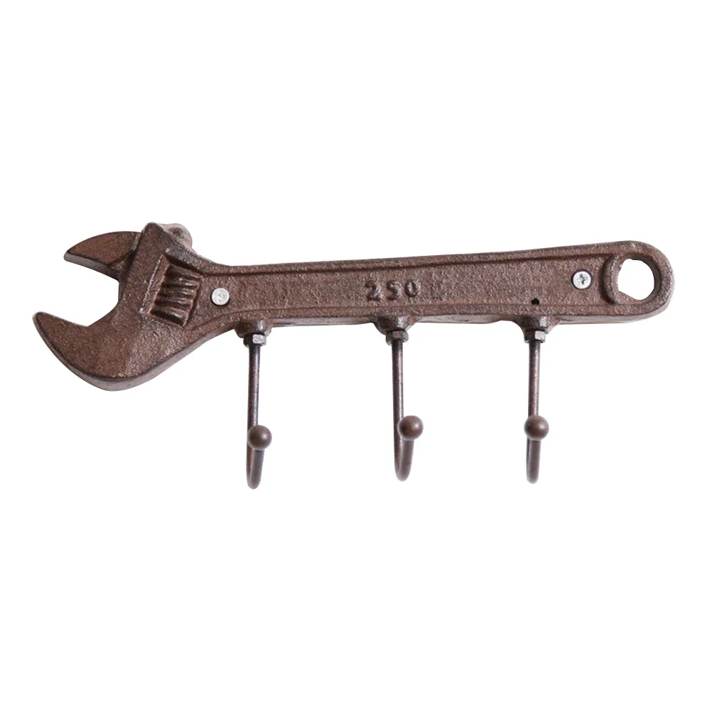 1pc Vintage Wall Hook Hanger Key Clothes Hanger Rack Wall Mounted Coat Holder 3-Hook Metal Spanner-shaped Hook for Home Bedroom
1pc Vintage Wall Hook Hanger Key Clothes Hanger Rack Wall Mounted Coat Holder 3-Hook Metal Spanner-shaped Hook for Home Bedroom