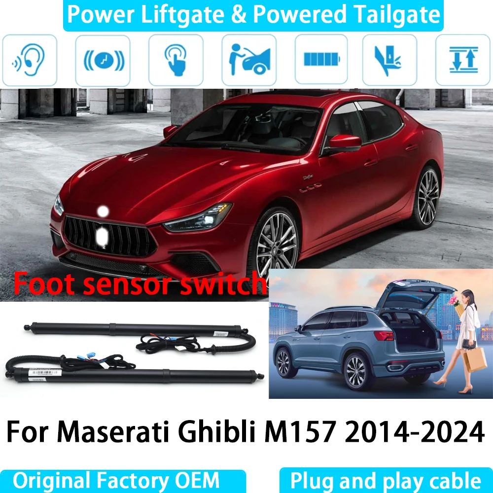 for Maserati Ghibli M157 2014-2024 Automatic Electric Power Liftgate Powered Tailgate Strut Tail Gate Lift System
for Maserati Ghibli M157 2014-2024 Automatic Electric Power Liftgate Powered Tailgate Strut Tail Gate Lift System