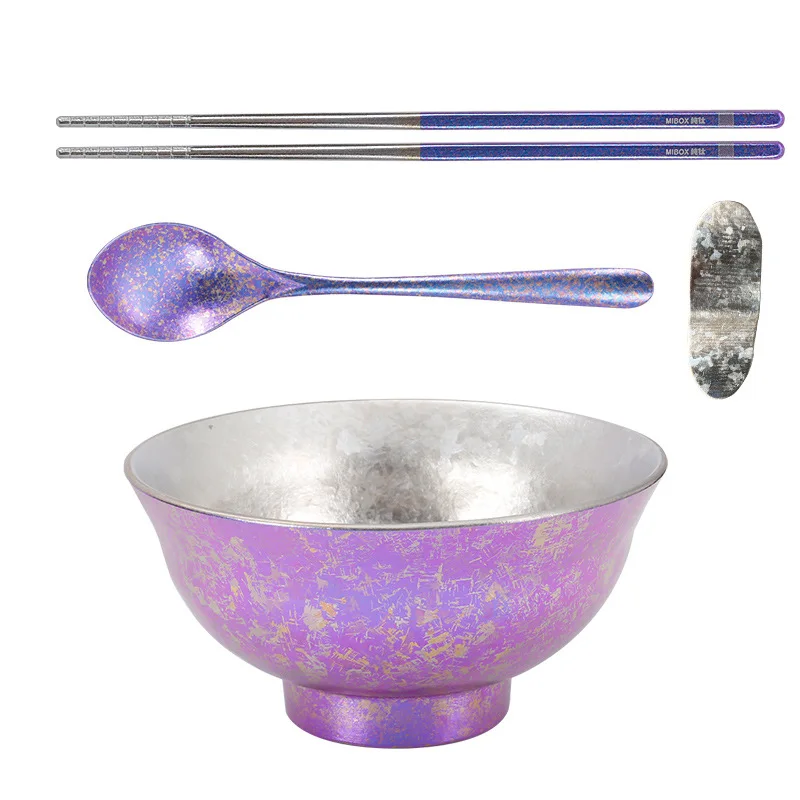 CX All Titanium Tall Bowl Household Gift Box Hand Gift Bowl and Chopsticks
CX All Titanium Tall Bowl Household Gift Box Hand Gift Bowl and Chopsticks