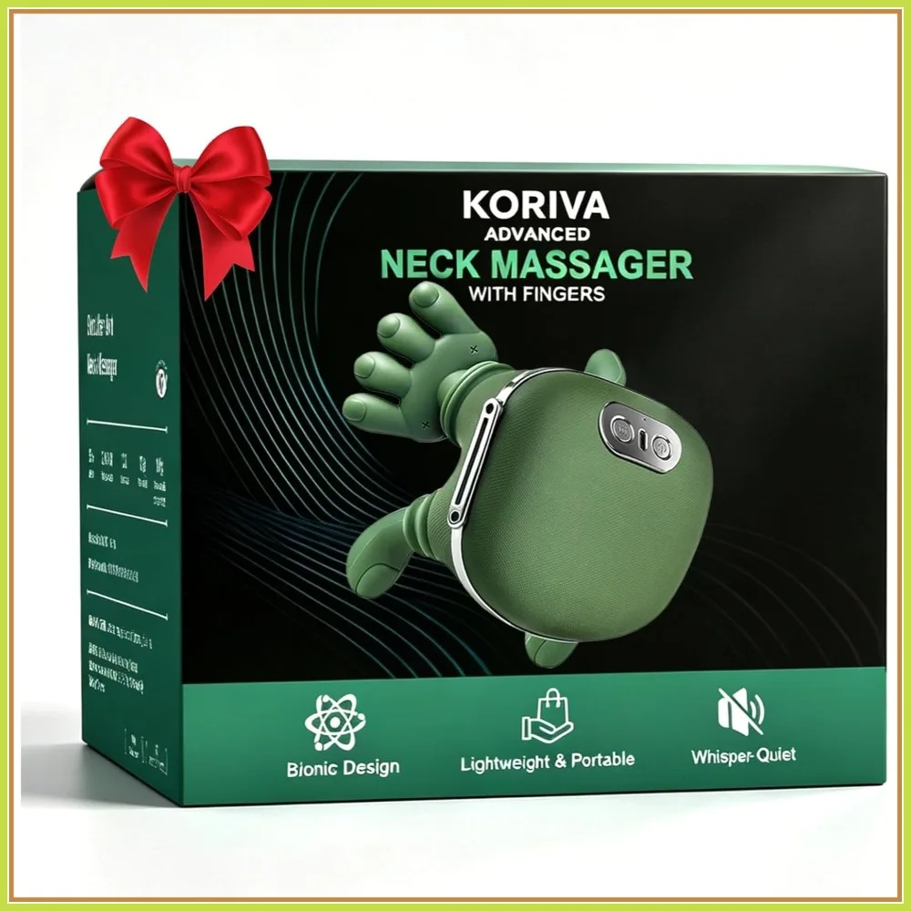 Neck Massager with Heat, 4D Bionic Finger Kneading, Hands-Free Cordless Deep Tissue Massager for Muscle Relaxation,Gift
Neck Massager with Heat, 4D Bionic Finger Kneading, Hands-Free Cordless Deep Tissue Massager for Muscle Relaxation,Gift