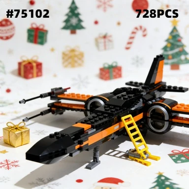 Конструктор Star Wars X-Wing Fighter 75102, модель самолета, подарок-украшение, новинка, игрушка-подарок
Конструктор Star Wars X-Wing Fighter 75102, модель самолета, подарок-украшение, новинка, игрушка-подарок