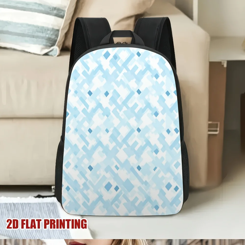 1 Stylish Blue Abstract Labyrinth 2D Flat Print Backpack - Lightweight Polyester School Bag with Removable Shoulder Strap
1 Stylish Blue Abstract Labyrinth 2D Flat Print Backpack - Lightweight Polyester School Bag with Removable Shoulder Strap