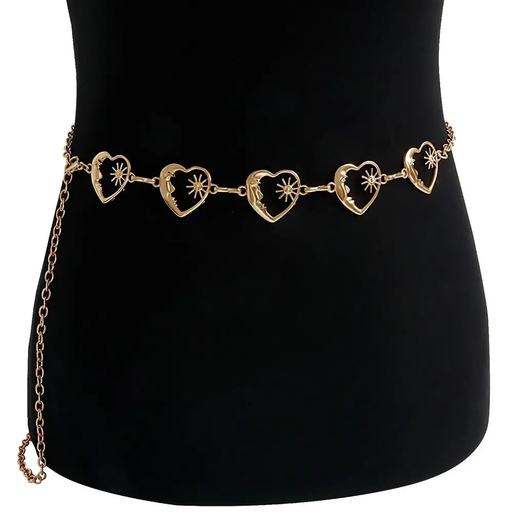 Geometric Long For Women Dress Decorative Hip Hop Metal Punk Fashion Jewelry Body Necklace Love Heart Waist Chain Belly Belt
Geometric Long For Women Dress Decorative Hip Hop Metal Punk Fashion Jewelry Body Necklace Love Heart Waist Chain Belly Belt