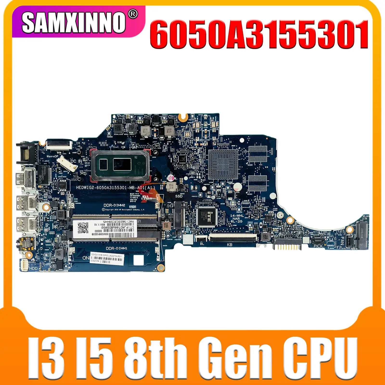 For HP Pavilion 240 G7 14-CK 14-CF Laptop Motherboard 6050A3155301-MB-A01 100% Test OK Pavillion 6050A3155301 Laptop Mainboard
For HP Pavilion 240 G7 14-CK 14-CF Laptop Motherboard 6050A3155301-MB-A01 100% Test OK Pavillion 6050A3155301 Laptop Mainboard