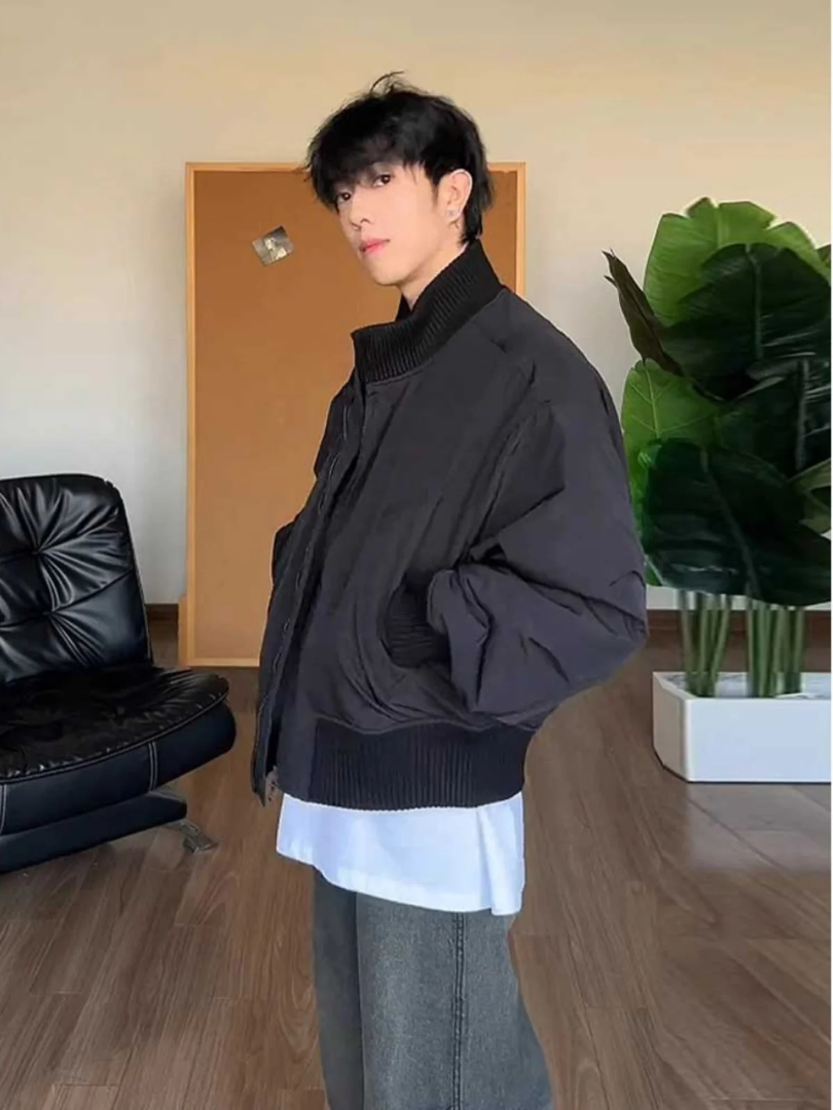 Мужская зимняя утепленная куртка-бомбер из хлопка Bla ort в стиле пилот, молодежная повседневная модная куртка для улицы, гарантия тепла
Мужская зимняя утепленная куртка-бомбер из хлопка Bla ort в стиле пилот, молодежная повседневная модная куртка для улицы, гарантия тепла