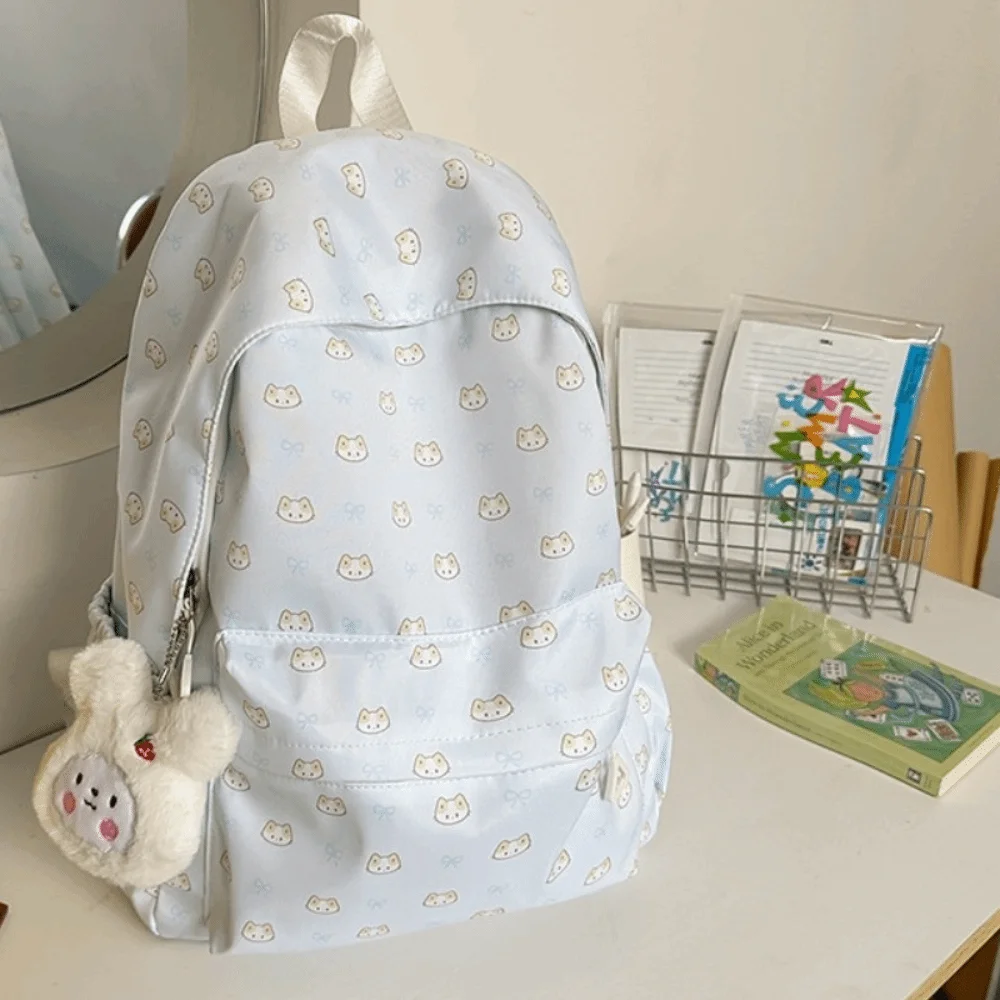 Большой вместительный нейлоновый рюкзак для путешествий, водонепроницаемый, с принтом кошек и собак, с бантом, легкий, дышащий, для студентов и школьников
Большой вместительный нейлоновый рюкзак для путешествий, водонепроницаемый, с принтом кошек и собак, с бантом, легкий, дышащий, для студентов и школьников