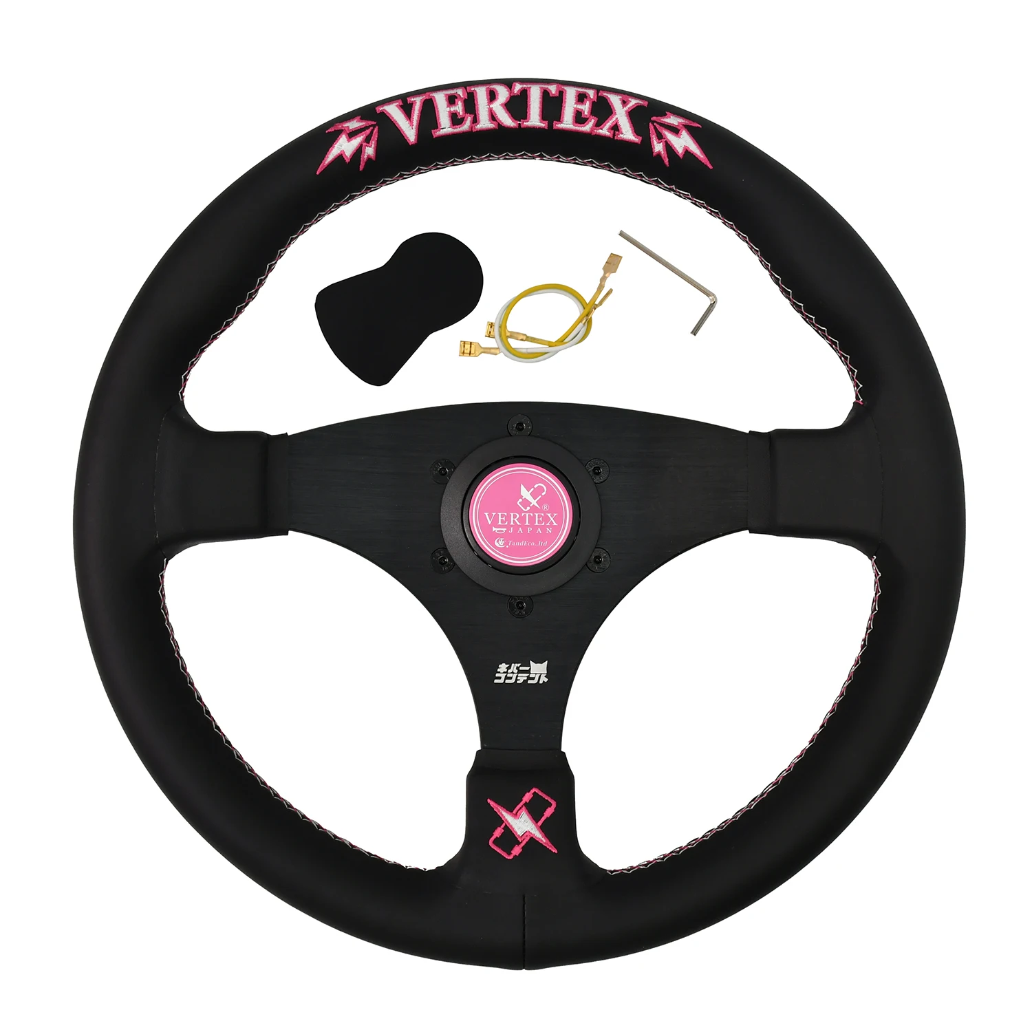 Vertex Universal Car Steering Wheel Leather Aluminum Alloy Embroidery Racing modified Interior Parts Drift Sports Steering Wheel
Vertex Universal Car Steering Wheel Leather Aluminum Alloy Embroidery Racing modified Interior Parts Drift Sports Steering Wheel