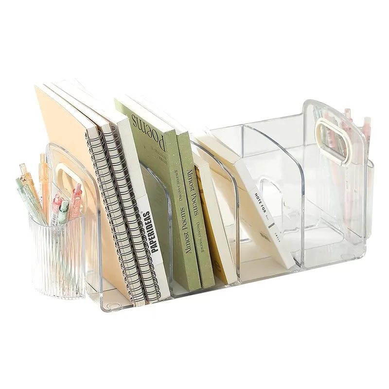 Storage box transparent student desk stand baffle pen holder rack
Storage box transparent student desk stand baffle pen holder rack