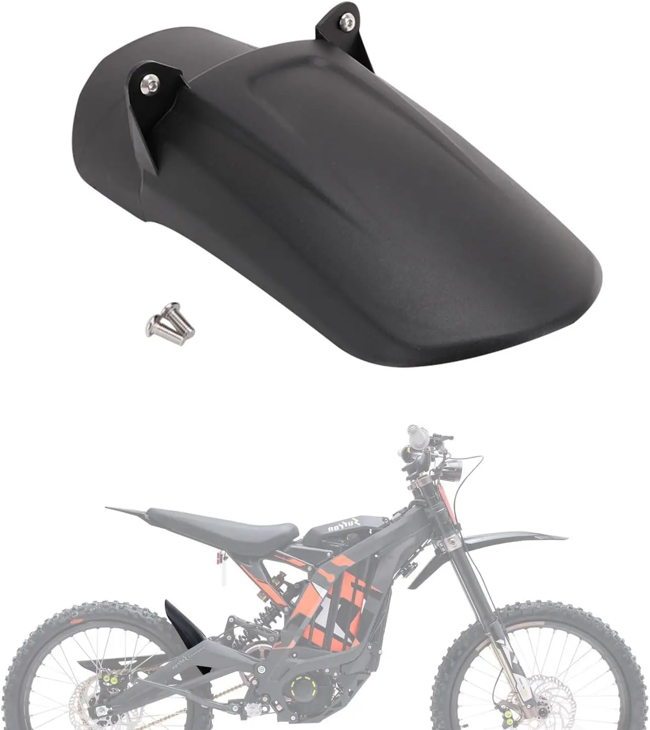 Rear Cushion Fender Mudguard for Surron Light Bee X/S Segway X260 X160 Electric Dirt Bike, Black
Rear Cushion Fender Mudguard for Surron Light Bee X/S Segway X260 X160 Electric Dirt Bike, Black