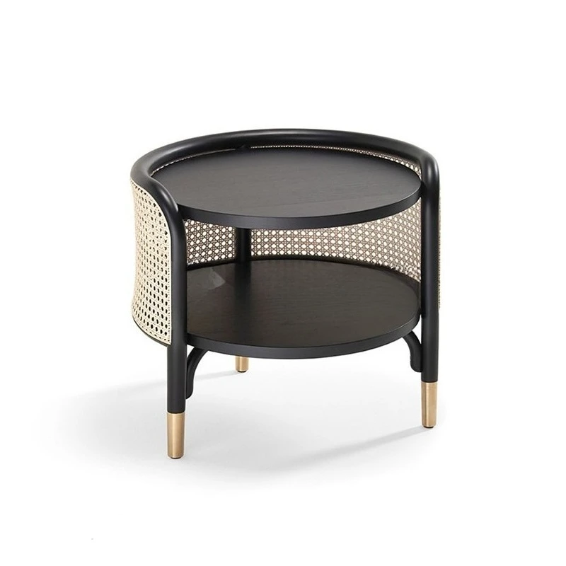 Nordic simple solid wood woven rattan coffee table living room sofa side bedroom bedside table
Nordic simple solid wood woven rattan coffee table living room sofa side bedroom bedside table