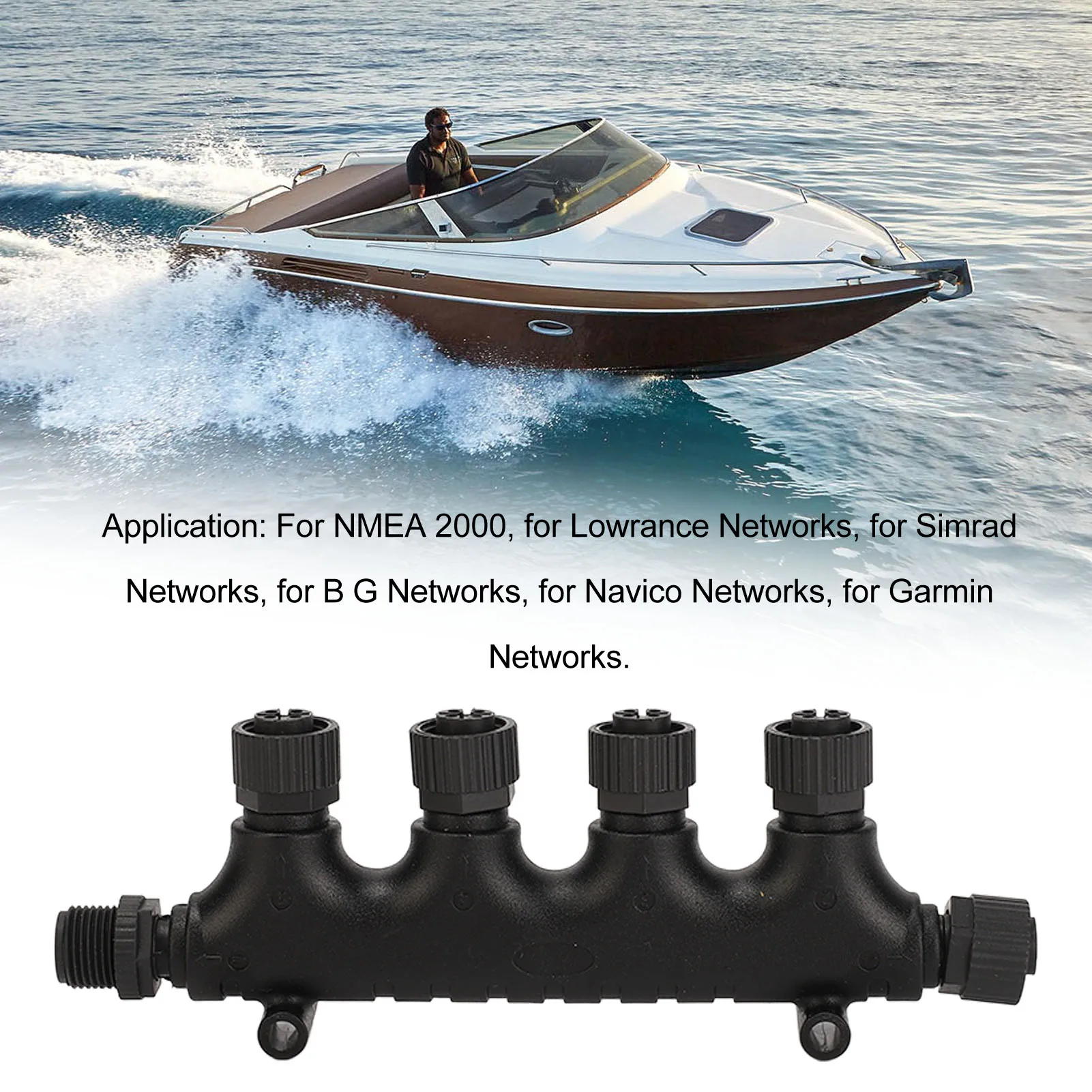Для NMEA 2000 N2K 4-портовый тройник M12 5-контактный IP67 водонепроницаемый для сетей Lowrance
Для NMEA 2000 N2K 4-портовый тройник M12 5-контактный IP67 водонепроницаемый для сетей Lowrance