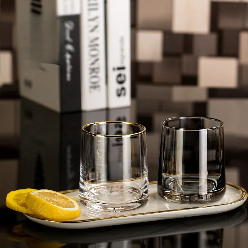 European-Style Trapezoidal Glass, Golden Edge, Whiskey Shot Glass, Hotel Gargle Cup, Toothbrush, Heat-Resistant Water Cup
European-Style Trapezoidal Glass, Golden Edge, Whiskey Shot Glass, Hotel Gargle Cup, Toothbrush, Heat-Resistant Water Cup