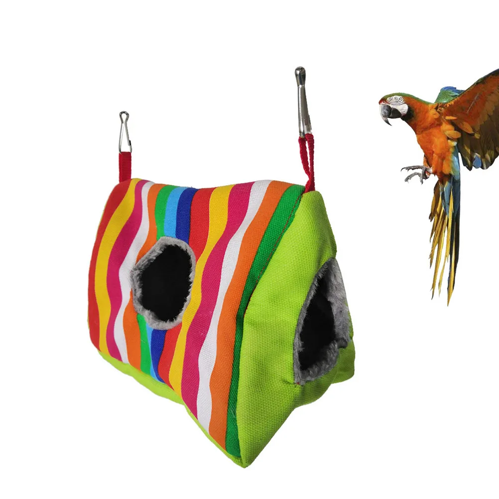Warm Bird Nest Hammock Bed Parrot Breeding Hanging Cockatiel Hammocks for Large Parrots Indoor Sleeping Birds
Warm Bird Nest Hammock Bed Parrot Breeding Hanging Cockatiel Hammocks for Large Parrots Indoor Sleeping Birds