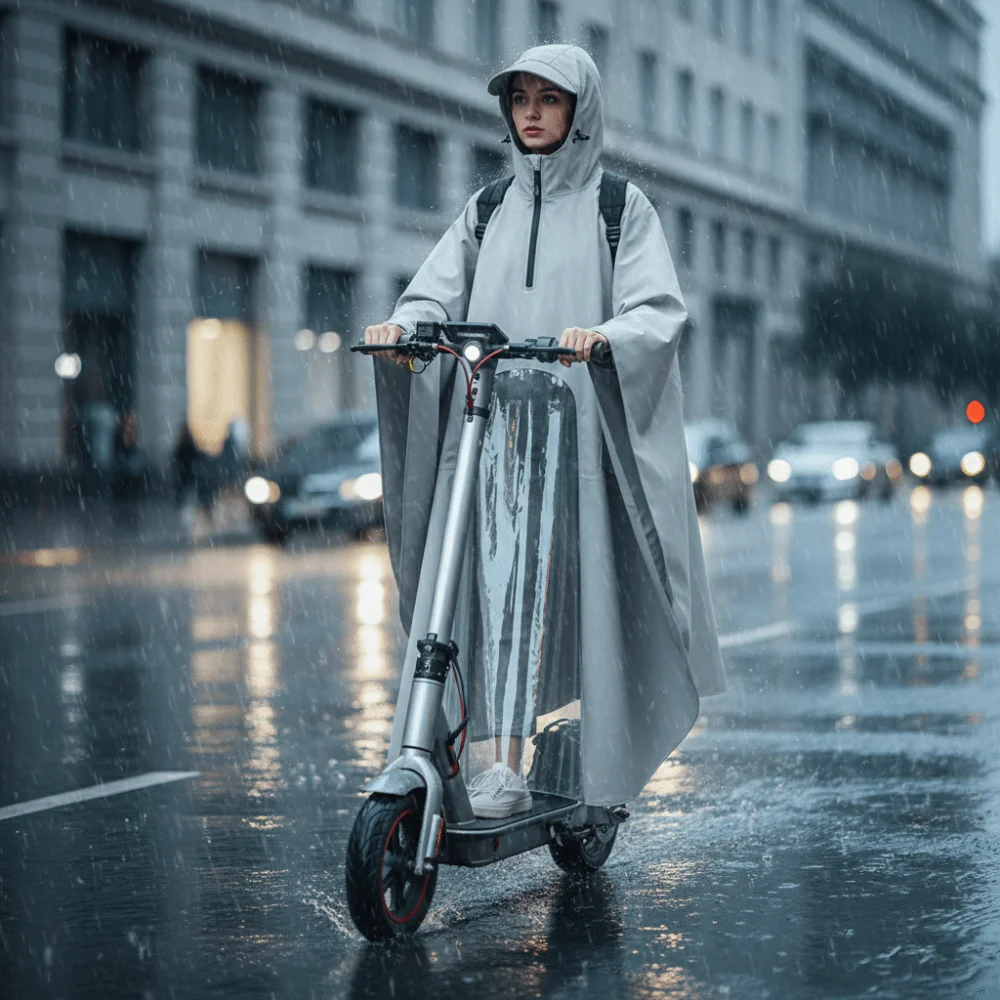 Thickened Electric Scooter Raincoat Single Person Windproof Rainproof Raincoat Waterproof Light Luxury High Neck Raincoat
Thickened Electric Scooter Raincoat Single Person Windproof Rainproof Raincoat Waterproof Light Luxury High Neck Raincoat