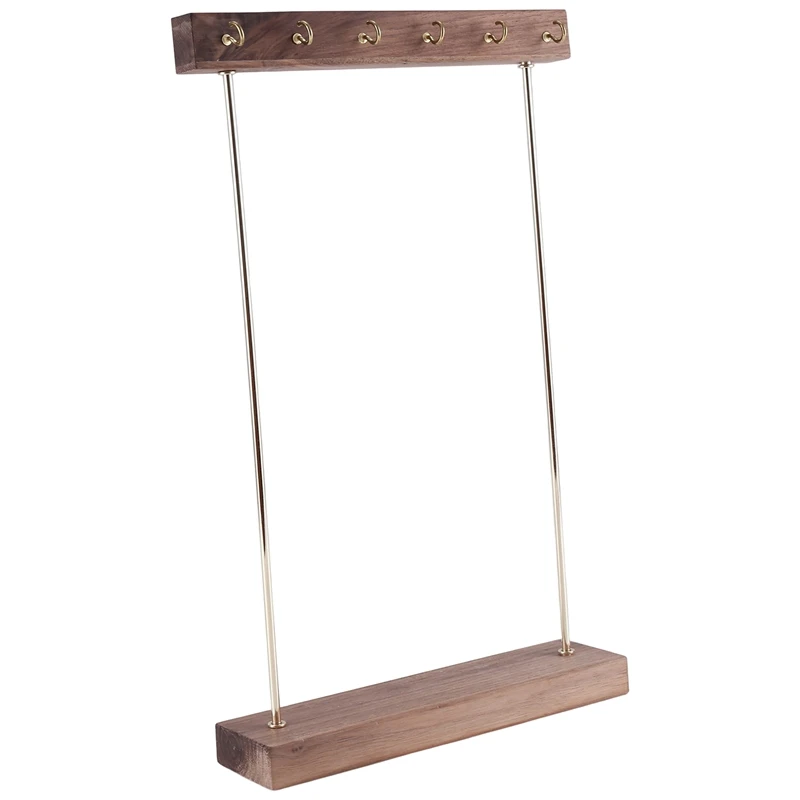 Jewelry Storage Shelf Wood Jewelry Display Holder Organizer Rack Storage Rack For Hanging Earrings Necklace
Jewelry Storage Shelf Wood Jewelry Display Holder Organizer Rack Storage Rack For Hanging Earrings Necklace