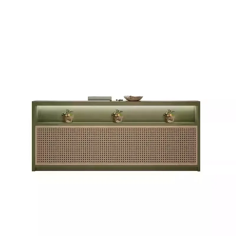 az-Clothing Store Cashier Counter Japanese Wabi-sabi Style bar Fresh and Simple Rattan Woven Beauty Salon Front Desk@
az-Clothing Store Cashier Counter Japanese Wabi-sabi Style bar Fresh and Simple Rattan Woven Beauty Salon Front Desk@