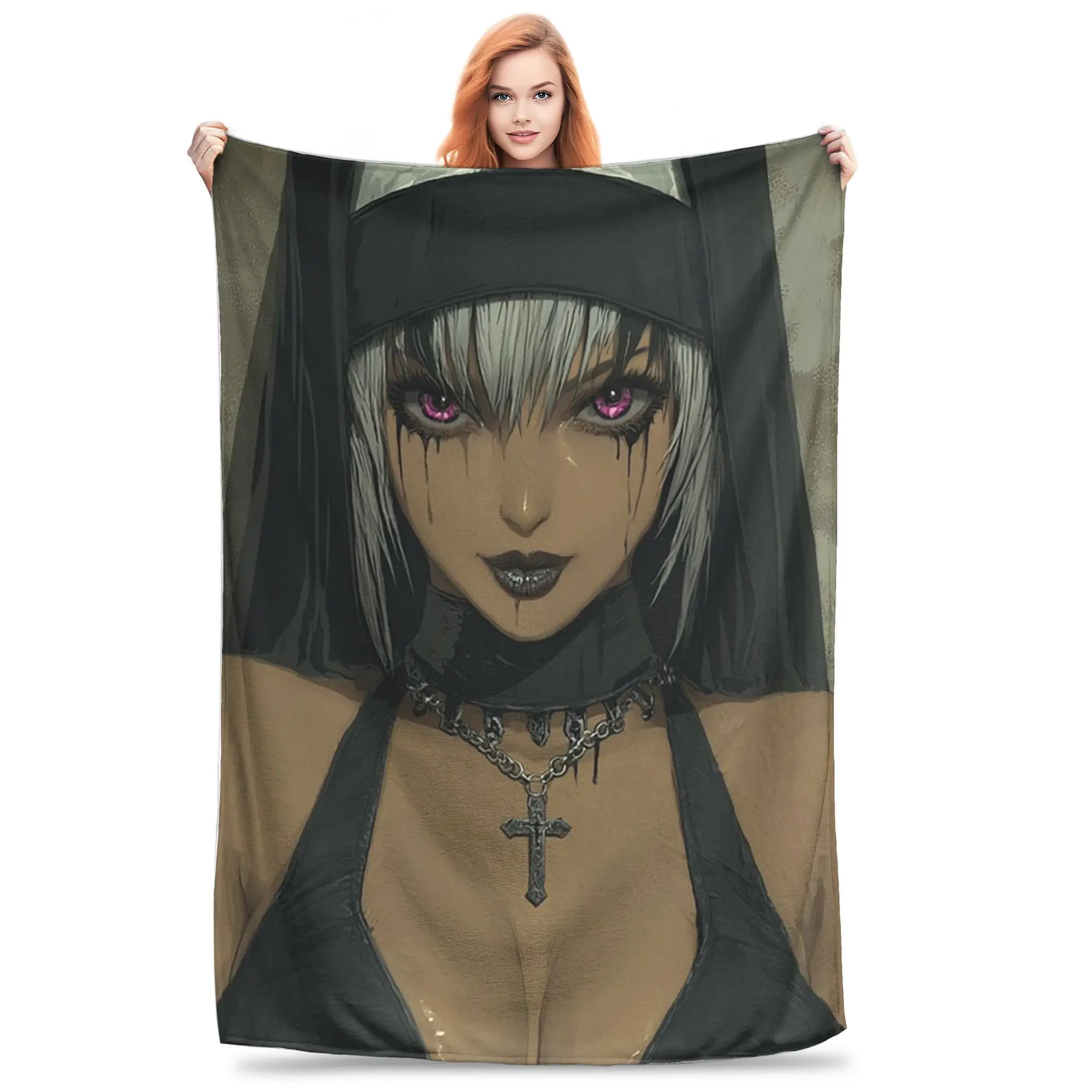 Гот монахиня 3, одеяла, портативное флисовое одеяло для дивана, одеяло для дома, спальни, уличные пледы, покрывало, одеяло
Гот монахиня 3, одеяла, портативное флисовое одеяло для дивана, одеяло для дома, спальни, уличные пледы, покрывало, одеяло