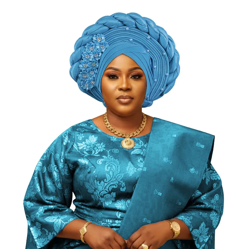 Already Made Turban Cap for Women Nigerian Wedding Headpiece African Auto Gele Headtie Headgear Bonnet Head Wrap Hijab
Already Made Turban Cap for Women Nigerian Wedding Headpiece African Auto Gele Headtie Headgear Bonnet Head Wrap Hijab