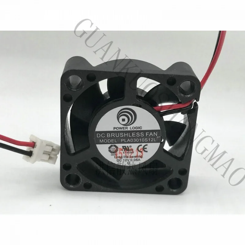 HJY 1 piece power supply logic fan PLA03010S12L DC 12V 0.05A 30*10MM 2-pin cooling fan
HJY 1 piece power supply logic fan PLA03010S12L DC 12V 0.05A 30*10MM 2-pin cooling fan