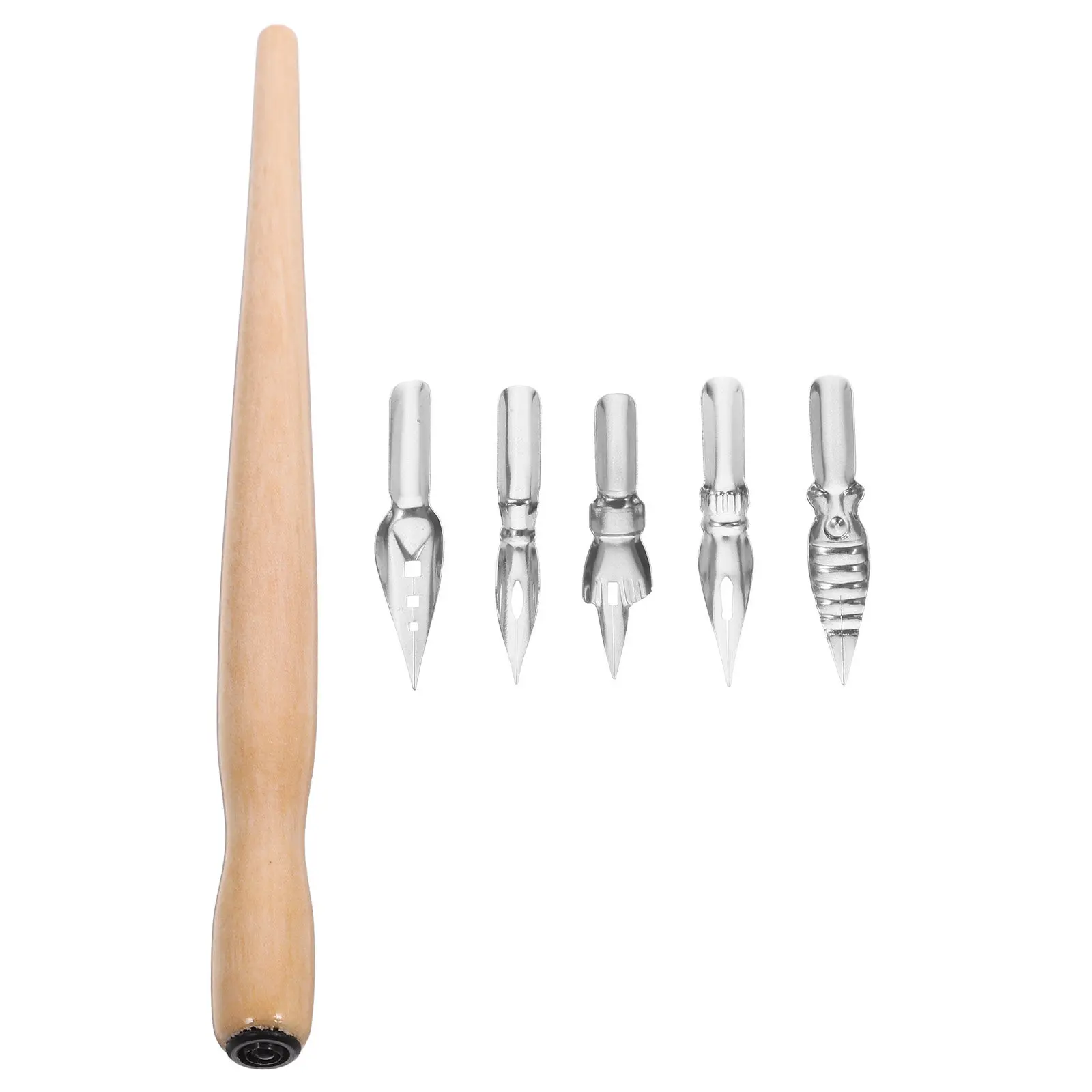 1Set Wooden Steel Calligraphy Dip Pen Set Bent Tip Nibs Rod for Hand Lettering Drawing Signature Practice Vintage Style Elegant
1Set Wooden Steel Calligraphy Dip Pen Set Bent Tip Nibs Rod for Hand Lettering Drawing Signature Practice Vintage Style Elegant