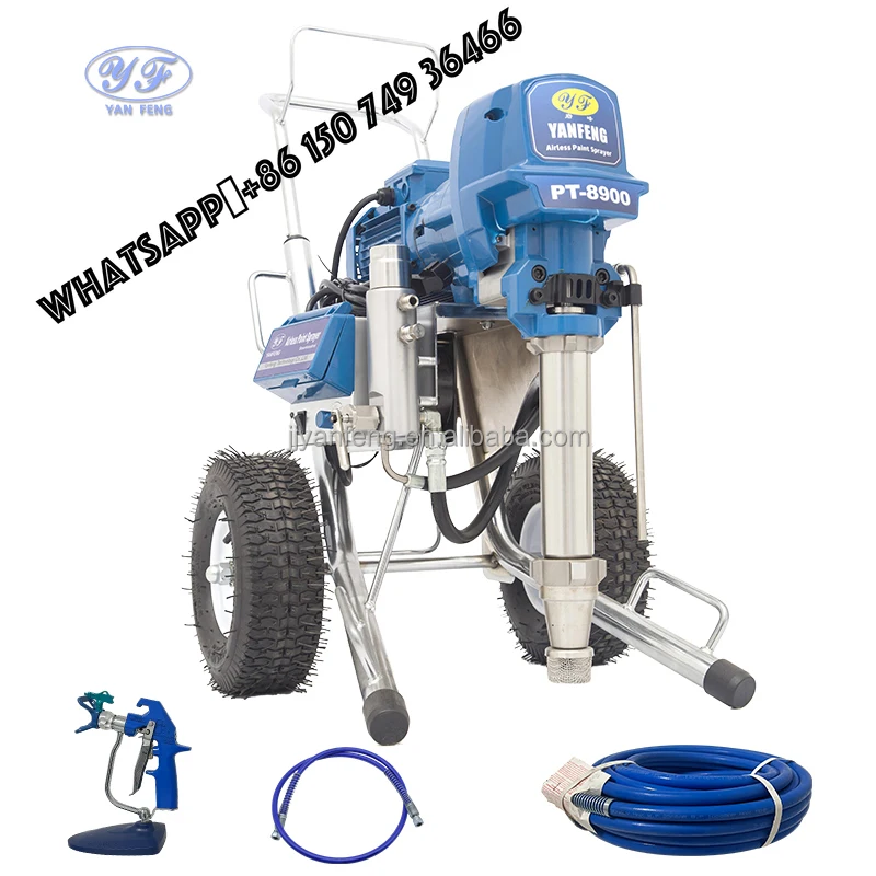 Yanfeng PT 8900 Electric Airless Putty Spray Machine High Pressure 4000W for Wall Painting
Yanfeng PT 8900 Electric Airless Putty Spray Machine High Pressure 4000W for Wall Painting