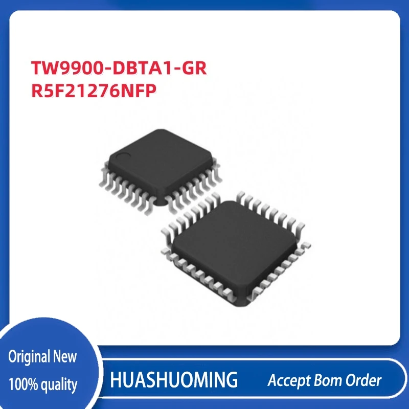 Новые 10 шт./лот TW9900 TW9900-DBTA1 TW9900-DBTA1-GR R5F21276NFP R5F21276 QFP32
Новые 10 шт./лот TW9900 TW9900-DBTA1 TW9900-DBTA1-GR R5F21276NFP R5F21276 QFP32