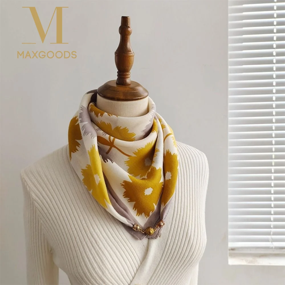 Fashion 68×68cm Silk Scarf Soft Cotton Square Scarf Beautiful Breathable Neckerchief for Women
Fashion 68×68cm Silk Scarf Soft Cotton Square Scarf Beautiful Breathable Neckerchief for Women