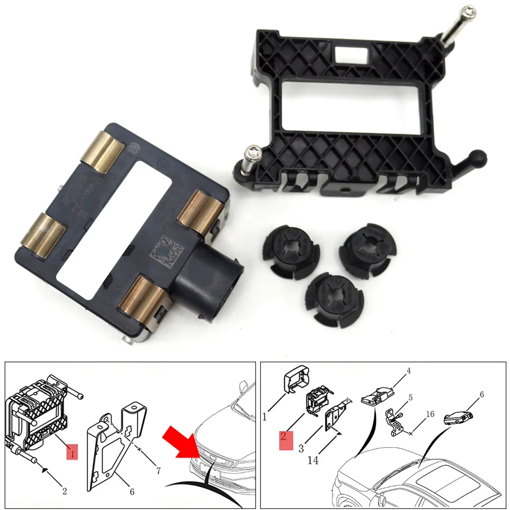 Front ACC Adaptive Cruise Radar Sensor Control Moudle Assembly For Mitsubishi Pajero Montero Sport KS 15-23 8638A105 8638A201
Front ACC Adaptive Cruise Radar Sensor Control Moudle Assembly For Mitsubishi Pajero Montero Sport KS 15-23 8638A105 8638A201